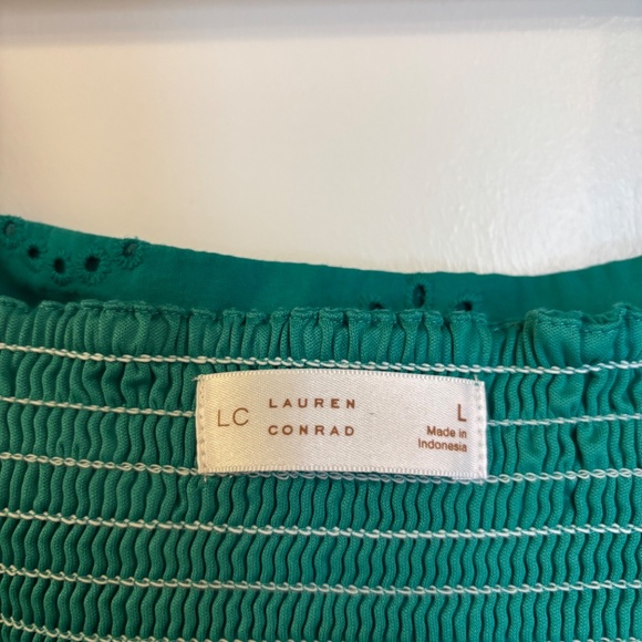 Lauren Conrad Short Puff Sleeve Squareneck Mini Dress - Picture 11 of 11